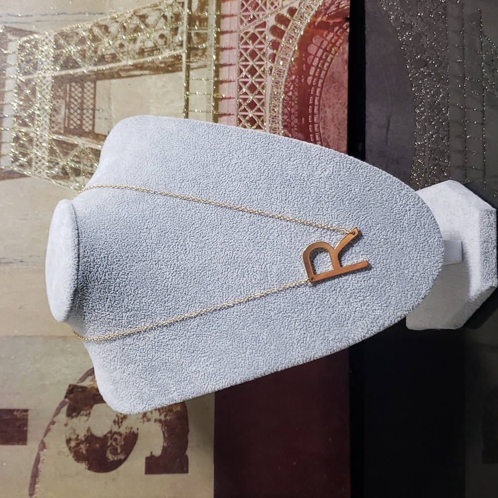 Letter R - Pendant Fashion Necklace